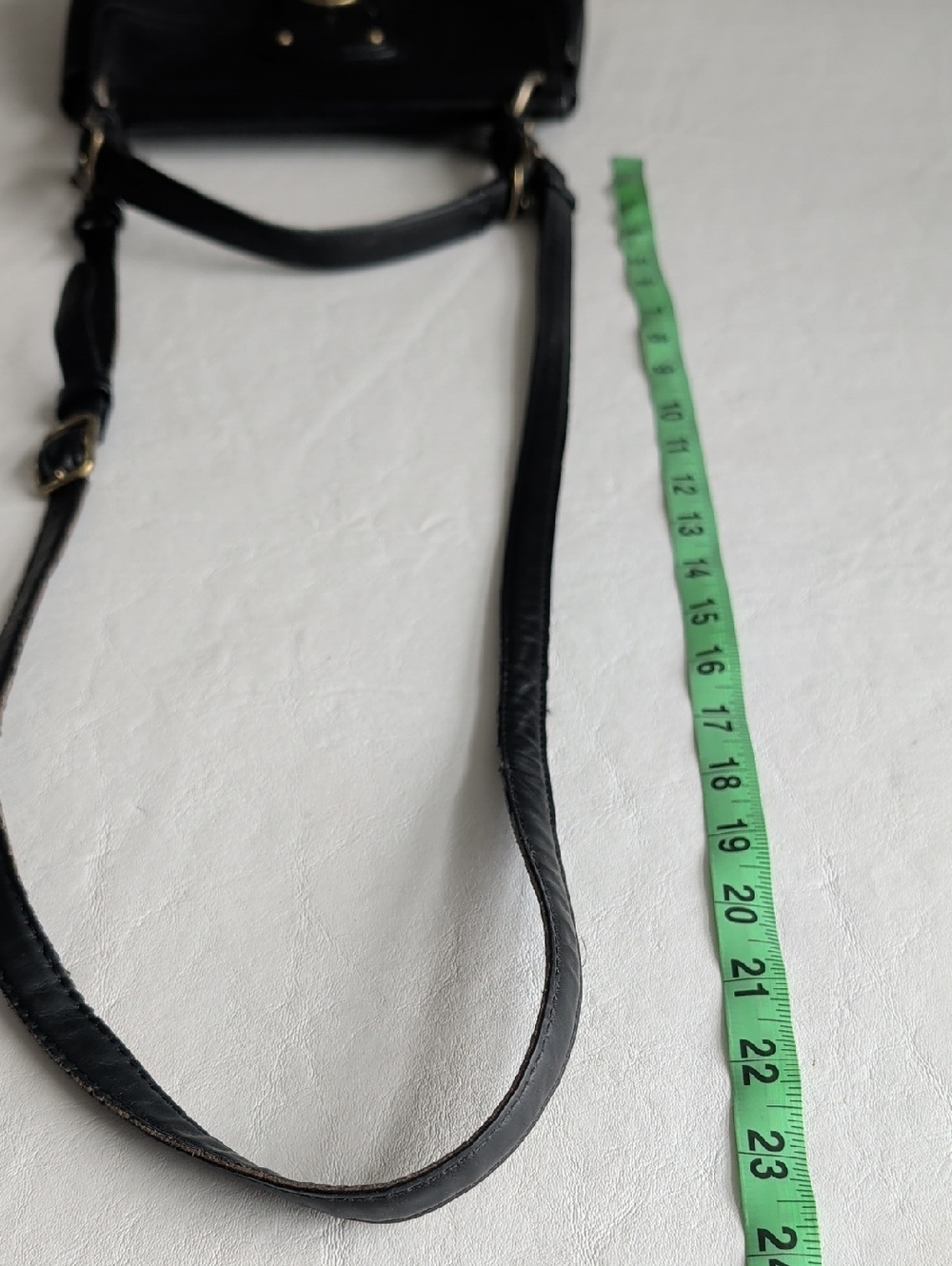 Coach Black Leather Willis Saddle Crossbody Bag - Picture 9 of 12